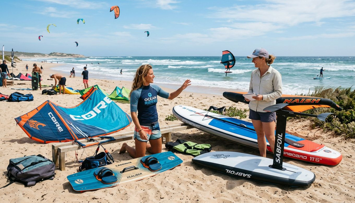 ¿Cómo elegir el equipo adecuado para kitesurf, SUP y wingfoil?